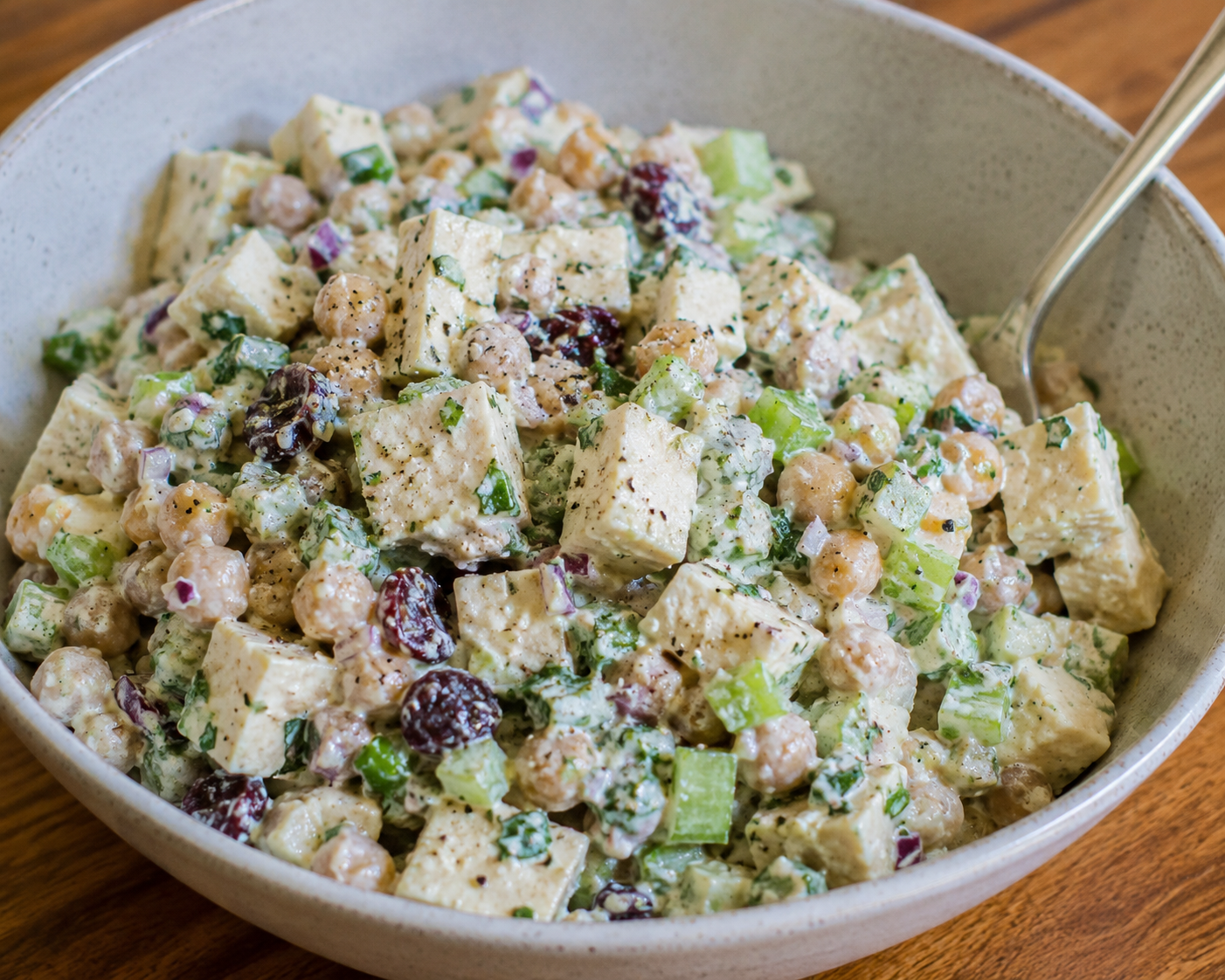 High Protein Tofu Salad